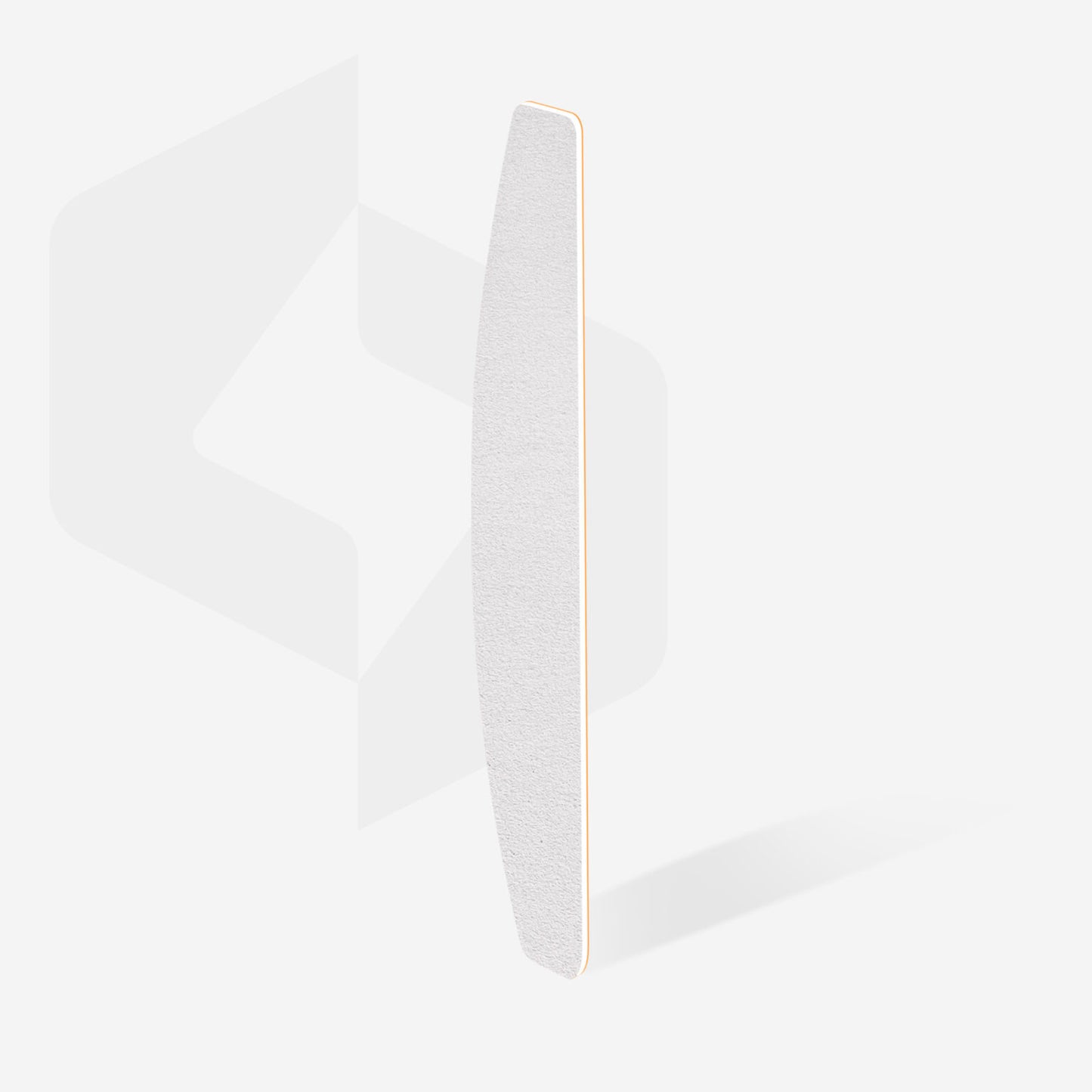 Disposable white files for crescent nail file on a soft foam layer | 150 grit