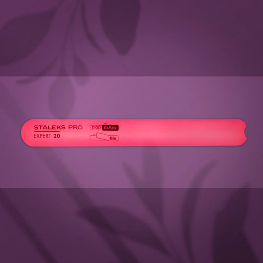 Straight Plastic Slanted Nail File | Base