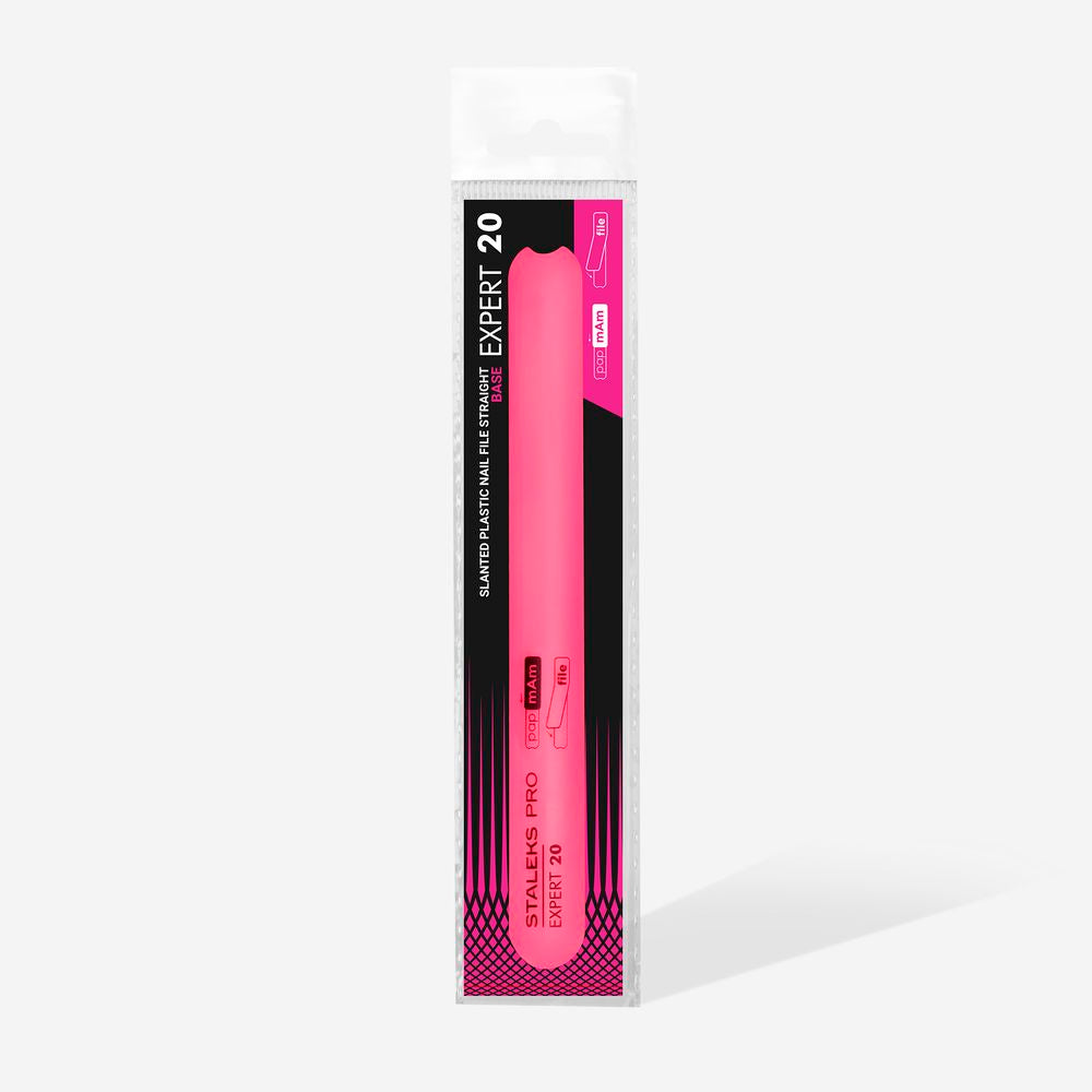 Straight Plastic Slanted Nail File | Base