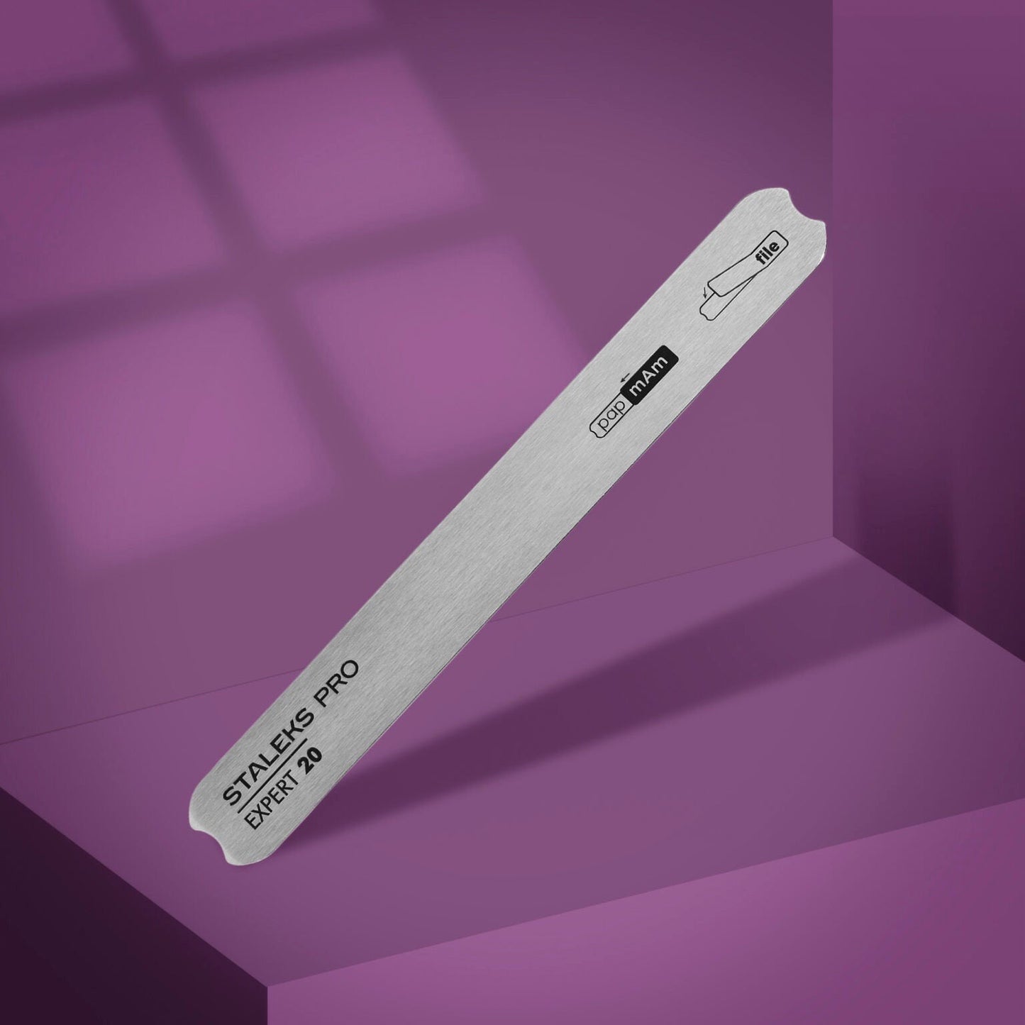 Metal nail file straight base EXPERT 20